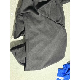 Men'S Windproof Full-Zip Hooded Jacket with Detachable Balaclava - Heavy-Duty Full-Zip Front, Loose Fit Casual Winter Coat, Geometric Pattern Hoodie for Outdoor Activities & Casual Attire, Windproof & High Quality Design, Full-Zip Hooded Sweatshirt