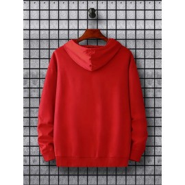 Men's Black Christmas Hooded Sweatshirt with Clark 