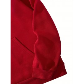 Men's Black Christmas Hooded Sweatshirt with Clark 