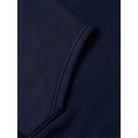 Men's Black Christmas Hooded Sweatshirt with Clark 