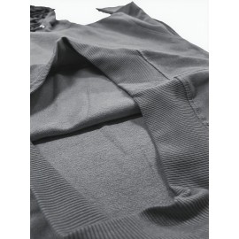 Men'S Funny Sarcastic Text Print Hooded Sweatshirt - 