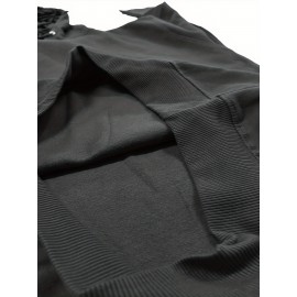 Men'S Funny Sarcastic Text Print Hooded Sweatshirt - 