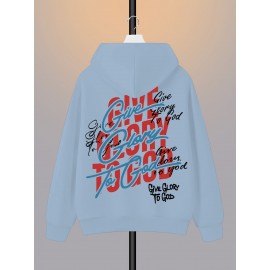 [Cozy Graphic Hoodie] Cozy Polyester Men's 