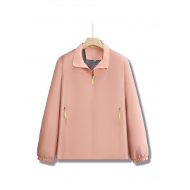 Men'S Heavy-Duty Hooded Jacket - Full-Zip Outdoor Coat with Full-Zip Front Closure, Stand Collar & Zippered Pockets - Windproof & High Quality Winter Jacket for Hiking, Running, Camping, Casual Attire - Thermal Insulated Winter Coat for Men - Ideal