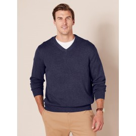 Men's Solid Color Knit Sweater - Thick Warm Winter Pullover with & Long Sleeves, Loose Fit Casual Sweater in Dark Brown/Gray/Navy/Black - Cozy Fall & Winter Sweater for Everyday & Formal Wear, Hand Wash or Dry Clean, Stretchy Knit Fabric, Relaxed Fit for Layering, Suitable for Autumn and Winter Seasons, Sweaters For Men Winter, Knitted Sweater Men, Winter Clothes For Men, Mens Knitted Sweater, Sweater For Men, Sweaters For Men