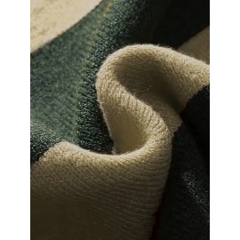 Long-Sleeved Sweatshirt for Autumn And Winter, Featuring a Stylish Checkered Perforated Design with a Unique Distressed Round Neck, Perfect for Keeping Warm for Men., Autumn Clothes Men, Jumpers For Men, Men Sweatshirt, Mens Jumpers, Mens Sweaters, Pullover Men, Sweatshirt Men, Winter Jumper Men