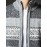 Men'S Winter Warm Jacquard Cardigan Sweater - Full-Zip Stand Collar Long Sleeve Coat with Full-Zip Front Closure, / Contrast, Casual to Formal Outerwear, Regular Fit for Fall & Winter, Versatile Everyday & Formal Wear, Durable Knit Construction