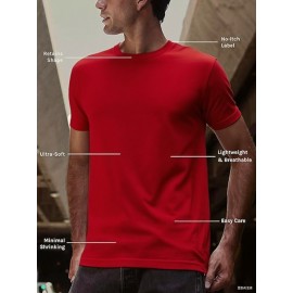 Funny Brainrot Mens T-Shirt | Crew Neck, Medium Stretch Fabric, Print Pattern, Suitable for All Seasons and Various Occasions