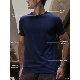 Funny Brainrot Mens T-Shirt | Crew Neck, Medium Stretch Fabric, Print Pattern, Suitable for All Seasons and Various Occasions