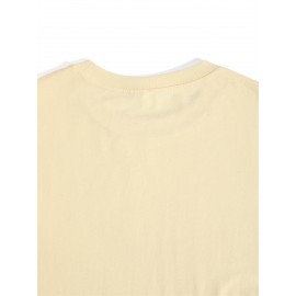 Funny Brainrot Mens T-Shirt | Crew Neck, Medium Stretch Fabric, Print Pattern, Suitable for All Seasons and Various Occasions