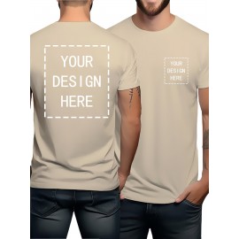 Men'S Custom Red T-Shirt with Personalized Design Area - Stretch Fabric Relaxed Fit Crew Neck Short Sleeve, Custom Text/Logo/Graphic Printing for Halloween, Christmas & Thanksgiving Gifts, All-Season Casual Wear, Durable & Comfortable Personalized Apparel for Men, Graphic Tee Men, Men Graphic Tee, Men Graphic T Shirt, Men' T Shirt, Graphic T Shirt Men, Men T Shirt For Men, Tee Shirt For Men, Men Shirt Graphic Tee, Men T Shirt Graphic Tee, Men Clothe, Men Shirt, Oversized T Shirt Men