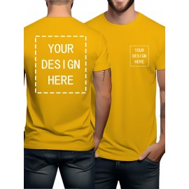 Men'S Custom Red T-Shirt with Personalized Design Area - Stretch Fabric Relaxed Fit Crew Neck Short Sleeve, Custom Text/Logo/Graphic Printing for Halloween, Christmas & Thanksgiving Gifts, All-Season Casual Wear, Durable & Comfortable Personalized Apparel for Men, Graphic Tee Men, Men Graphic Tee, Men Graphic T Shirt, Men' T Shirt, Graphic T Shirt Men, Men T Shirt For Men, Tee Shirt For Men, Men Shirt Graphic Tee, Men T Shirt Graphic Tee, Men Clothe, Men Shirt, Oversized T Shirt Men