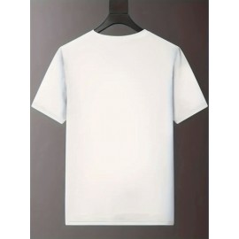 Men'S Youth Casual Print Crew Neck T-Shirt | Slight Stretch Fabric, Regular Fit, Ideal for Summer