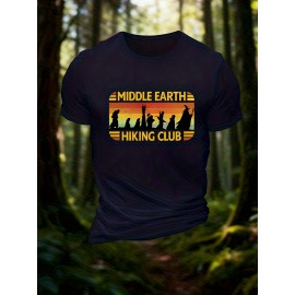 Men'S Youth Casual Print Crew Neck T-Shirt | Slight Stretch Fabric, Regular Fit, Ideal for Summer