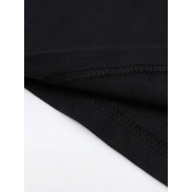 Men's longsleeved Tshirt with 2D printed designs, featuring letter slogans and geometric patterns. Available in 4 colors. Ideal for Men's holiday occasions and Christmas., Christmas Attire, Casual Wear, Letter Print, Graphic Tee, Quality Stitching