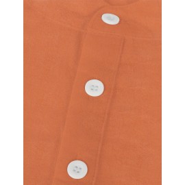 Men's Pink Henley Shirt with Stand Collar - Versatile Long Sleeve Half-Button Tee for Casual & Formal Wear, Smooth Polyester Fabric, Machine Washable, Spring/Fall Essential, Spring Attire | Classic Henley Shirt | Solid Color Shirt