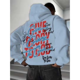 [Cozy Graphic Hoodie] Cozy Polyester Men's 