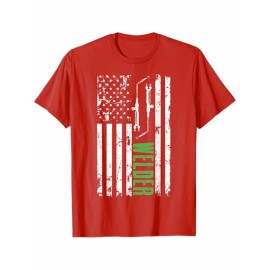 Men'S Heavyweight 100% Welding Shirt - American Flag Welder T-Shirt with Welding Tools Graphic, Welding Helmet Design - All-Season Breathable Workwear for Welders, Welding Gifts for Men - Casual & Industrial Apparel (Regular Fit) - Ideal Welder Present for Birthdays, 4th of July, Labor Day - Patriotic Welding Apparel with Welding Rod & Welding Helmet Print, Round Neck Short-Sleeve Casual Wear for Welding Enthusiasts, Welder T Shirt, Men Graphic Tee, Men Graphic T Shirt, Graphic T